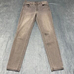 Buffalo David Bitton Jeans Womens 8/28 Gray Cotton Mid Rise Super Soft Skinny